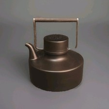 Très Rare Théière De Tapio Wirkkala Par Rosenthal Années 60 Porcelaine Noire...