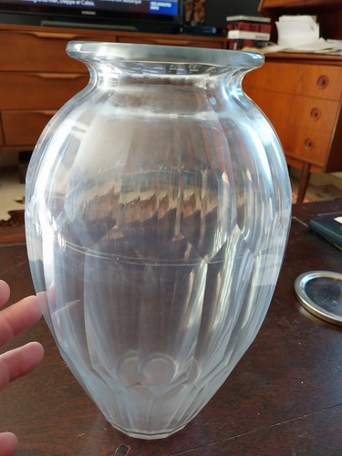 Grand vase cristal louis - st,