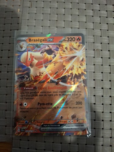 Carte pokémon braségali - carte,