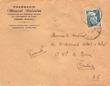 PUB MARCEL VAISSIER TRIZAC CANTAL 1945