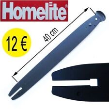 Guide  coupe de 40 cm pour tronçonneuse a chaine HOMELITE fixation vue sur PHOTO