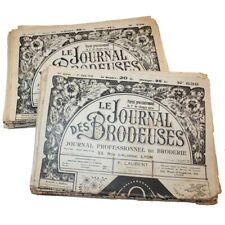 Lot de 46 journaux anciens "Le Journal des Brodeuses" Broderie ancienne