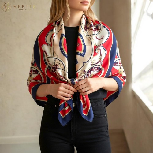 Rare vintage foulard soie - foulard,