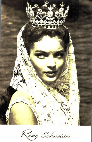 Romy schneider carte postale - schneider, *