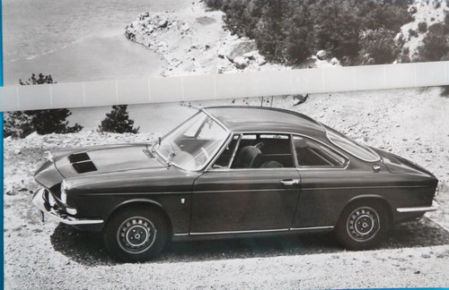 Photo presse coupé simca 1200 - photo,
