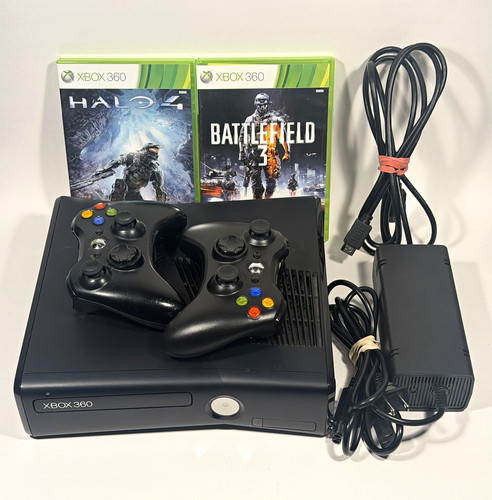 Xbox 360 320gb slim console - xbox,