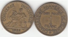 France Monnaie 1 Franc Chambre