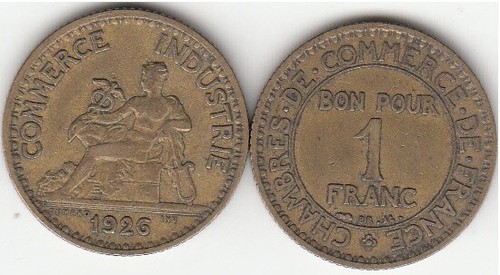 France monnaie franc chambre - france,