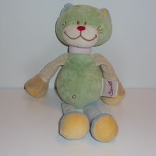 Doudou Chat Bengy - Vert Jaune