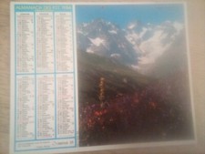 calendrier almanach du facteur ptt des postes nord 1984