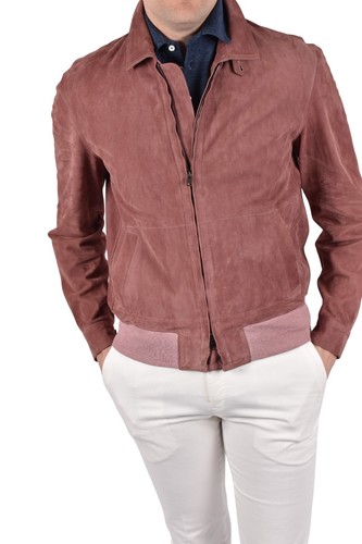 Blouson veste cuir suédé - blouson, en