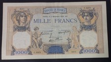  BILLET 1000 FRANCS CERES ET