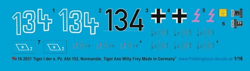 Peddinghaus decals 2651 - peddinghaus-decals,