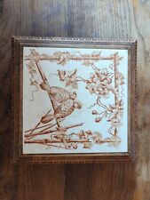 Ancien dessous de plat musical   Longwy  Oiseaux