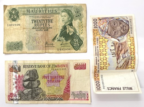 Lot billets banque afrique - billets,
