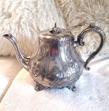 Cafetière en métal argenté J.Slack London