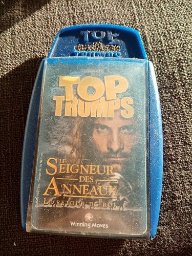 Jeu cartes top trumps - cartes, le