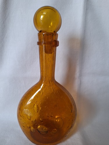 Flacon verre bullé - flacon,