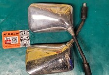 Jeu De Rétroviseurs (Chrome Rayé) 125 HONDA rebel 1996 (Rf #23183)
