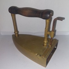 RARE ANCIEN FER A REPASSER A LINGOT EN BRONZE ANTIC FLAT IRON