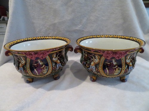 Cache pots faience gien - faience,