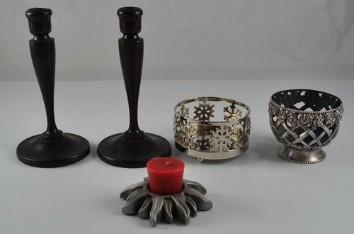Lot candle holders - of,