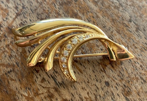 Vintage broche volute - vintage,
