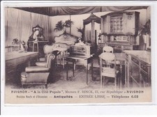 AVIGNON: "a la cité papale" maison F. Rinck, antiquités, poupée - très bon