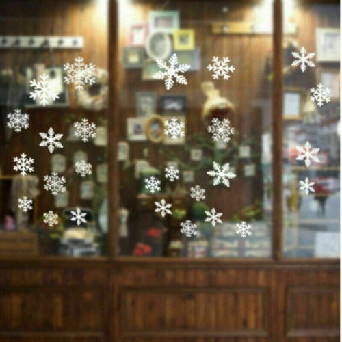 Flocon neige autocollant - de,