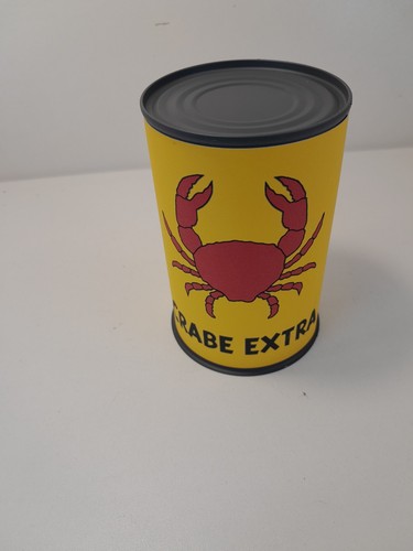Boite conserve tintin crabe - conserve,