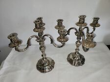 Paire de candélabres en