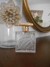 TRES BEAU   FLACON CRISTOBAL de   BALENCIAGA    50ml vide sans boite  COLLECTION