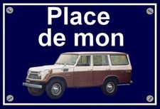 plaque " PLACE DE MON TOYOTA