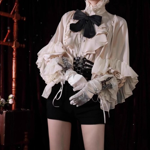 Blouse lolita pour femmes avec - blouse,