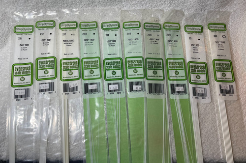 Evergreen scale models strip