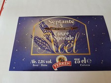 Etiquette bière SEPTANTE 5 Brie TERKEN N°2