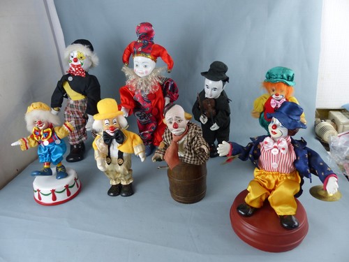 Clown musical porcelaine - musical, en