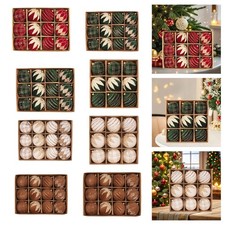 Boules de Noël décoratives, pendentifs originaux pour la fête, intérieur et