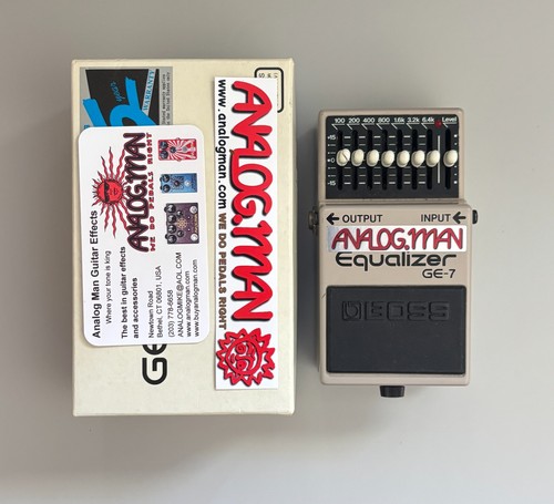 Boss equalizer pedal - ge-7,