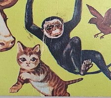 LES ANIMAUX QUI PARLENT    ANCIEN LIVRE D'IMAGES SONORES  COLLECTION   HB TAÏWAN