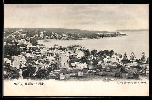 Carte postale manly - carte, harbour