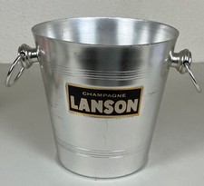 Ancien XXème seau à champagne, glace Champagne Lanson