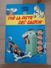 LUCKY LUKE n° 17 sur la piste des Dalton 1964 - Arriere JAUNE BD Bande Dessinée
