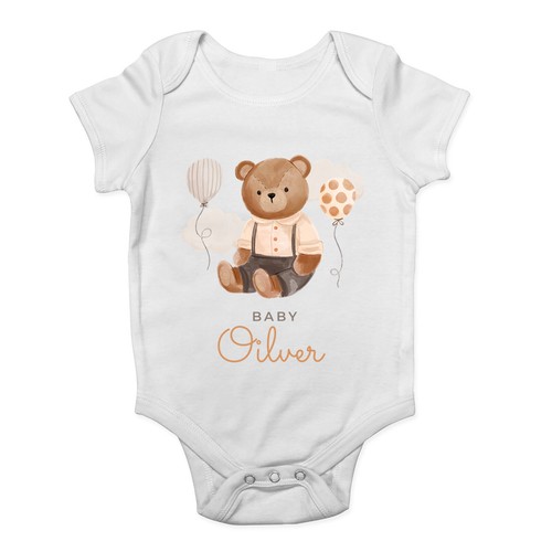 Personalised teddy bear - teddy, baby