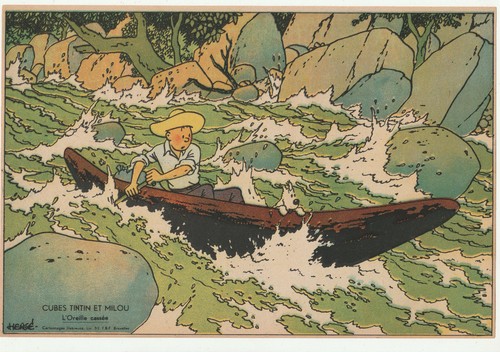 Herge tintin oreille cassée - tintin,