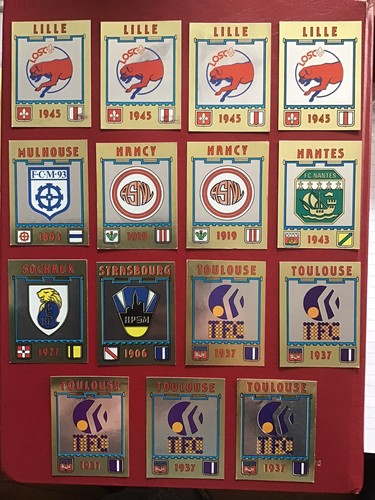Panini foot football 1983 - 83,