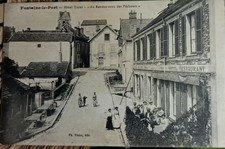 Cpa Village 77 Fontaine-le-Port  Hôtel Tixier Rendez-vous des Pêcheurs Animés 