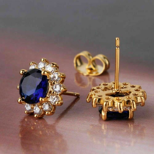 2ct simulé saphir - 2ct, bleu