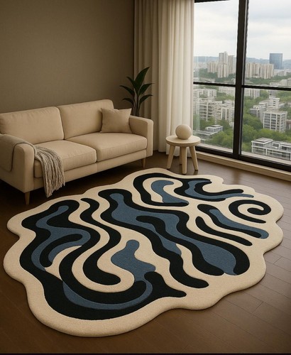 Tapis abstrait luxe en - abstrait,