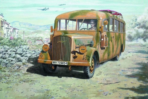 Opel blitz omnibus w39 late - w39, (late